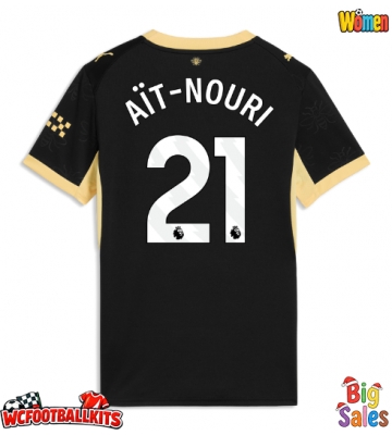 Manchester City Rayan Ait-Nouri #21 Replica Away Stadium Shirt for Women 2026-27 Short Sleeve